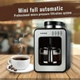 thumbnail image 4 of KAPAS Mini Automatic Coffee Machine With Grinding Function, Programmable Timer Mode and Keep Warm Plate,0.6L Capacity, 600W, 4 of 7