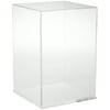 Plymor Clear Acrylic Display Case with Clear Base, 10" W x 10" D x 15" H