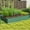 Green, variant on Uforic 8x4x1.5ft 1 Pack Galvanized Metal Raised Garden Bed Kit with Gloves, Safety Rubber and Support Rod, Green