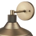thumbnail image 4 of Globe Electric Sutton Matte Brass Outdoor Wall Sconce with Textured Socket, No Battery Required, 4 of 8