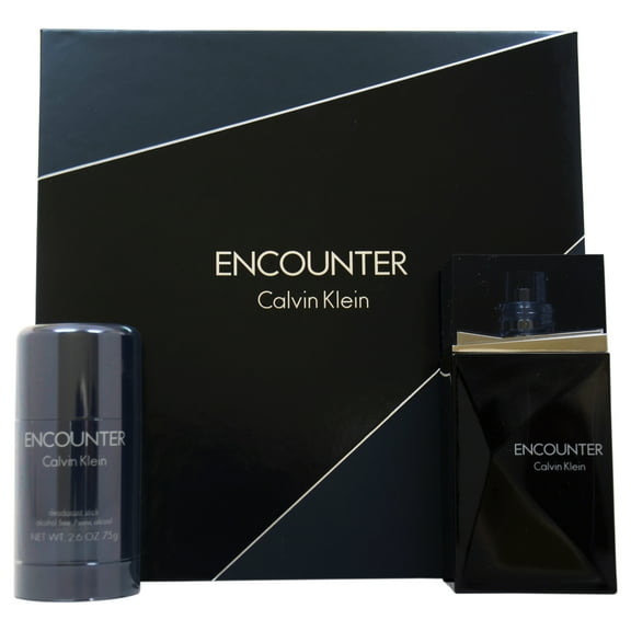 Encounter by Calvin Klein for Men - 2 Pc Gift Set 3.4oz EDT Spray, 2.6oz Deodorant Stick