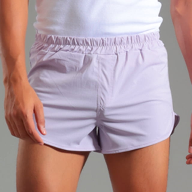 ylioge Running Shorts for Men M-5XL Big & Tall Quick-Drying Athletic Workout Plus Size Drawstring Elastic Waist Solid Relaxed Short with Pockets Clearance