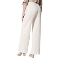 thumbnail image 4 of Women'S High Waisted Bell Bottom Pull on Jeans Tummy Control Stretchy Baggy Casual Jean Leggings White S, 4 of 8