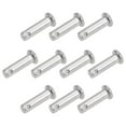 thumbnail image 5 of Uxcell Single Hole Clevis Pins - 6mm x 20mm Flat Head 304 Stainless Steel Link Hinge Pin 10 Pcs, 5 of 5