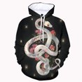 thumbnail image 3 of Sudadera con capucha con estampado 3D colorido de serpiente y animales para hombres y mujeres, sudaderas con capucha de moda urbana con personalidad, sudadera de manga larga, sudadera de gran tamaño, 3 of 5