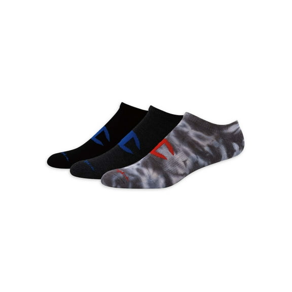 Champion Men's Tie Dye Super No Show Socks, 3 Pack