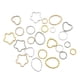 thumbnail image 3 of Pendientes Colgantes DIY Fernando aleación anillos estrella 96 piezas, 3 of 8