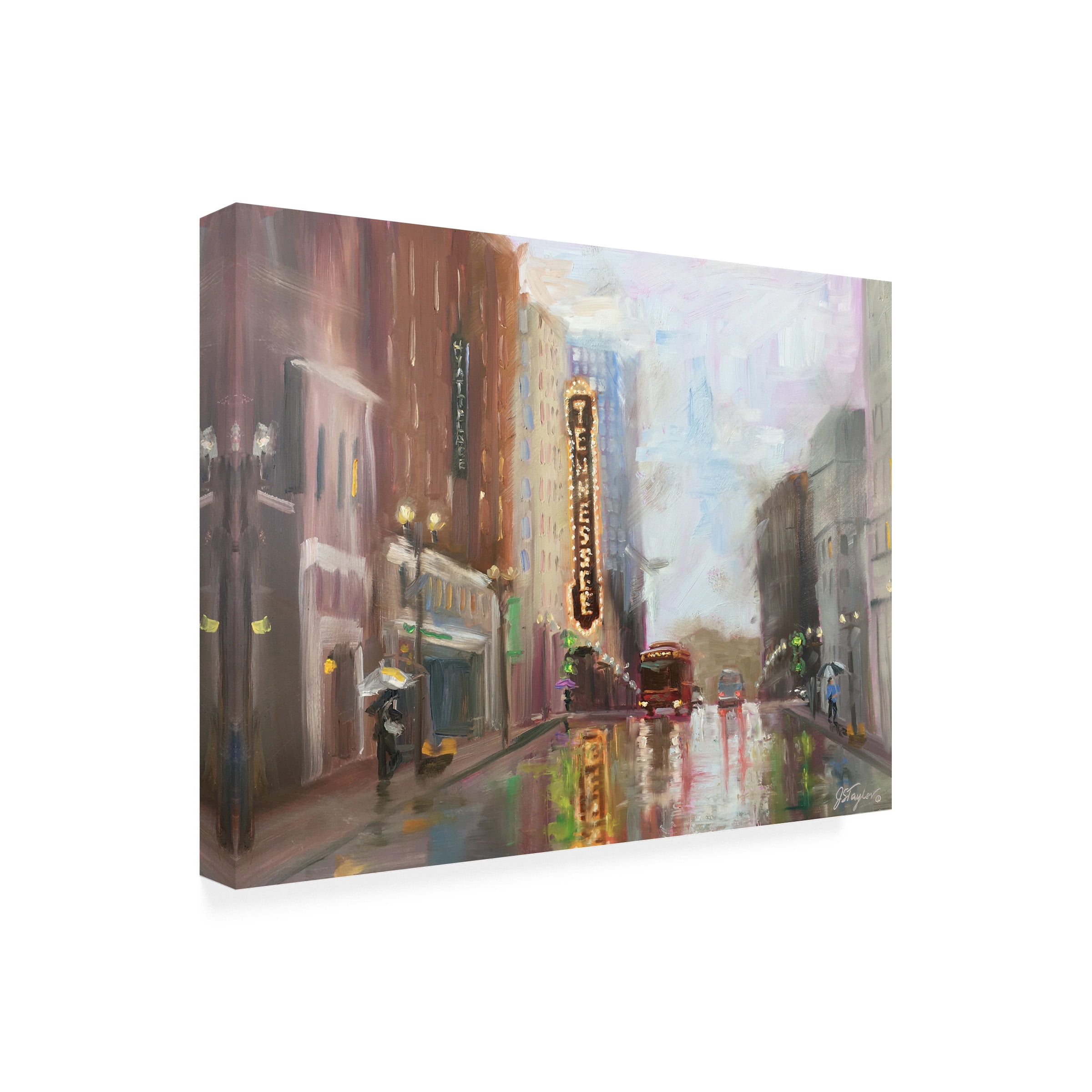 Jennifer Stottle Taylor 'Knoxville Tn' Canvas Art
