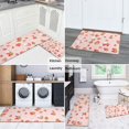 thumbnail image 6 of Strawberry Cat Kitchen Mats Set 2 Piece Pink Strawberry cat Decorative Rugs for Kitchen Low-Profile Strawberry Cat Floor Mats, 6 of 6