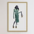 thumbnail image 5 of "Lady in Green" Framed Painting Print, 5 of 5