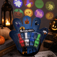 thumbnail image 4 of 2PCS Halloween Projection Finger Light Toys, Glow in the Dark LED Party Favors for Kids, Fun Spooky Patterns Goodie Bag Fillers Classroom Prizes and Treats (Random Pattern), 4 of 7
