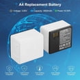 thumbnail image 4 of 2 Pack 3.85V 4800mAh Replacement Battery & Battery Charger for Arlo Pro 3, Arlo Pro 4, Arlo Ultra, 4 of 6