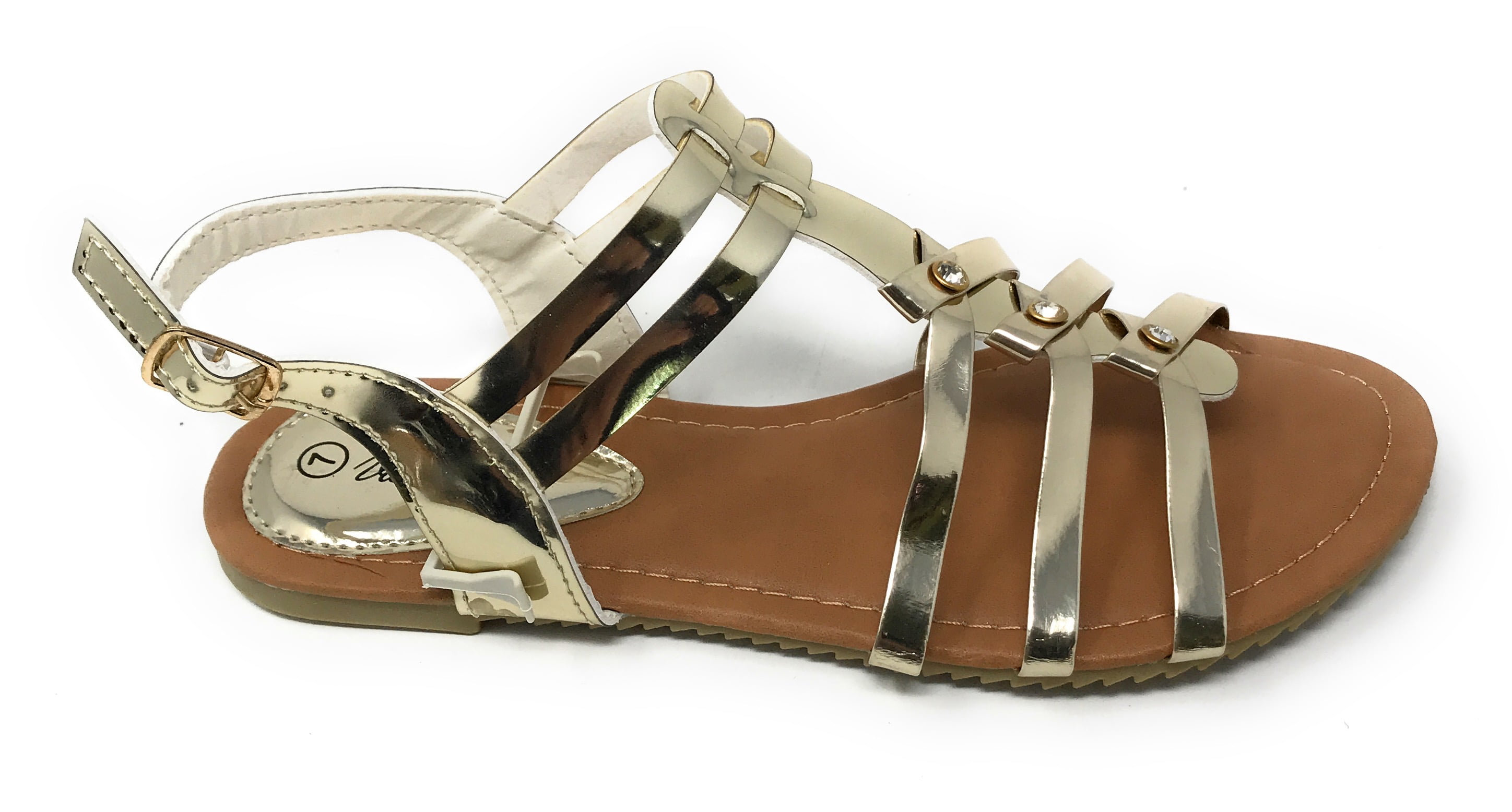 Metallic Strappy Sandal (Women's)