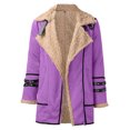 thumbnail image 2 of Aayomet Womens Coat Women's Warm Winter Down Coat Hooded Puffer Jacket,Purple 5XL, 2 of 5