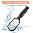 thumbnail image 2 of Unique Bargains Foot File Foot Rasp Stainless Steel Pedicure Foot Scraper Callus Remover Tool for Foot Care 8.07" Black, 2 of 7