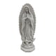 thumbnail image 1 of Estatua de la Virgen María católica Figura de la Santísima Madre Adorno religioso Hecho a mano gris, 1 of 7