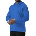 thumbnail image 3 of Men's UPF 50+ Sun Protection Hoodie Shirt Long Sleeve SPF Fishing Outdoor UV Shirt Hiking Lightweight Xx-large, 3 of 5