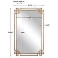 thumbnail image 4 of Uttermost Devoll Miroir Antique Doré, 4 of 4