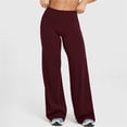 thumbnail image 2 of Leggings de entrenamiento for mujer, pantalones de Yoga sin costuras, de pierna ancha, acampanados, de cintura alta, suaves, sin costura frontal, gimnasio, Control de barriga, 2 of 5