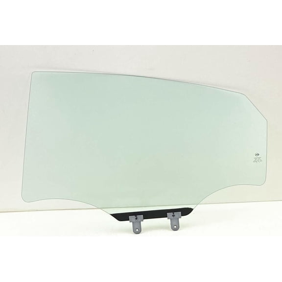 Driver Left Side Rear Door Window Door Glass Compatible with Hyundai Accent 2018-2022 Models