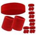 thumbnail image 4 of OFFIGAM sports headband and wristbands set red elastic 1 Set, 4 of 8