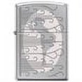 thumbnail image 2 of Zippo Engraved Windy Girl Silhouette High Polish Chrome Windproof Lighter NEW, 2 of 2