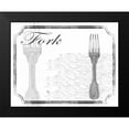 thumbnail image 2 of Grey, Jace 24x20 Black Modern Framed Museum Art Print Titled - Simple Fork, 2 of 5