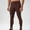 Brown, variant on Men's Stretch No Front Seam Leggings Solid Color Jogger Workout Pants Elastic Waist Tights Pants