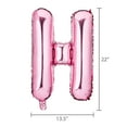 thumbnail image 2 of Pink/Gold Happy Birthday Foil Daisy Balloon Banner, 18 Pieces, by Way To Celebrate, 2 of 5