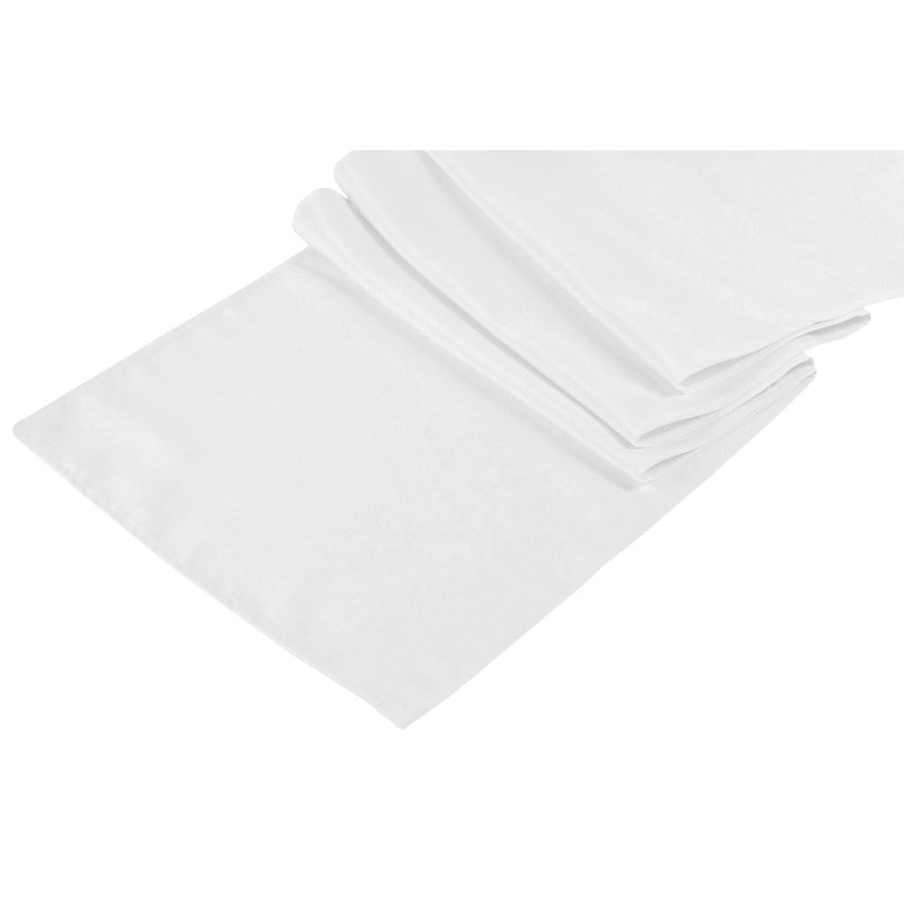 1 Pc, Polyester Table Runner - White For Wedding Or Event - Walmart.com
