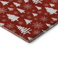 thumbnail image 3 of Addison Rugs Mayfield Premium Machine Washable Transitional Holiday Red Rectangle Rug, 10' x 14', 3 of 7