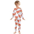 thumbnail image 3 of Strawberry Slices Pattern Cotton Pajamas 2 Piece Set Sleepwear Soft and Comfortable Homewear Nightwear, 3 of 7