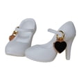 thumbnail image 3 of guohui 1Pair High Shoes For Blythe Dolls 1/6 Fashion Shoes For Licca white, 3 of 9