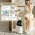 thumbnail image 7 of MRBIN Motion Sensor Bathroom Trash Can and Disposable Toilet Brush Holder Set, 1.8 Gallon Slim Touchless Small Garbage Pail, Toilet Smart Waste Basket with Lid and Odor Filter, Cream White, 7 of 7