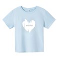 thumbnail image 3 of Ropa informal de moda coreana para niños, camiseta de algodón con estampado de letras para adolescentes, camiseta de manga corta Harajuku de verano para niño y niña, camiseta para bebé, 3 of 5