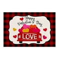 thumbnail image 2 of Liquidation! Chemin de Table Ymkly, Napperon de la Saint-Valentin Motif Camion Rouge, Napperon Occidental, Fournitures de Fête, 2 of 4
