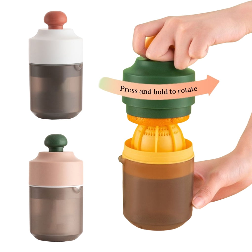 Dual Press Manual Citrus Mini Juicer Portable Handheld Citrus Juicer