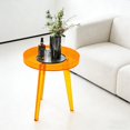 thumbnail image 6 of Side Table, End Table, Acrylic Side Table for Living Room, Bedroom (Orange), 6 of 10