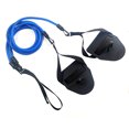thumbnail image 4 of Professional Simulation Swimming Exercise Land Arm strength Work Out Fitness Resistance Band Hand Webbed Paddle Swimming Forging (black,60lb), 4 of 7