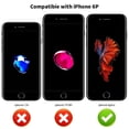 thumbnail image 2 of Full Screen Hard Anti-scratch Tempered Glass Film Anti-Fingerprints Phone Screen Protector Compatible for iPhone 7 Plus iPhone 8 Plus Black, 2 of 5