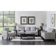thumbnail image 2 of HFO Brooklynn Transitional Polyester Fabric Upholstered Armchair in Gray, 2 of 10