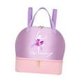 thumbnail image 5 of Kuntesetty Ballet Dance Backpack Comfortable Cute Storage Bag for Dancing Sports Travel Purple Pink, 5 of 9