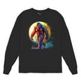 thumbnail image 5 of Full Moon Bigfoot Long Sleeve T-shirt Hiking Sasquatch Hide and Seek Champion, 5 of 7