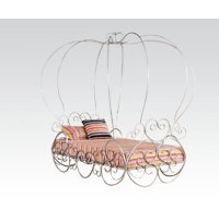 Canopy Bed, Twin, Silver