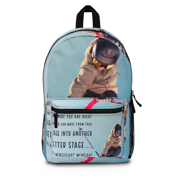 IKE MENS Quotes Backpack (Made in USA)