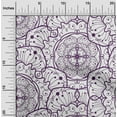 thumbnail image 1 of oneOone Silk Tabby Wine Fabric Artistic Mandala Sewing Fabric By The Yard Printed Diy Clothing Sewing Supplies 42 Inch Wide, 1 of 4