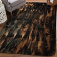 Dark Brown Washable Area Rugs for Living Room Bedroom, Large Non Slip ...