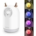thumbnail image 1 of Humidifier, PTN 300ml Mini USB Air Humidifier Ultrasonic Quiet Humidifier, USB Desktop Humidifier Waterless Auto Shut Off for Home / Bedroom / Office (White), 1 of 7
