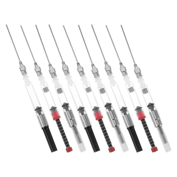 MOKKHNB Fountain Pen Ink Refills Replacement Set, 9 Stainless Steel Pieces for Smooth and Writing