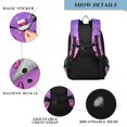 thumbnail image 4 of FORMRS Unisex School Backpack 17" Student Travel Bag with Laptop Compartment, Pixel Love, 4 of 7